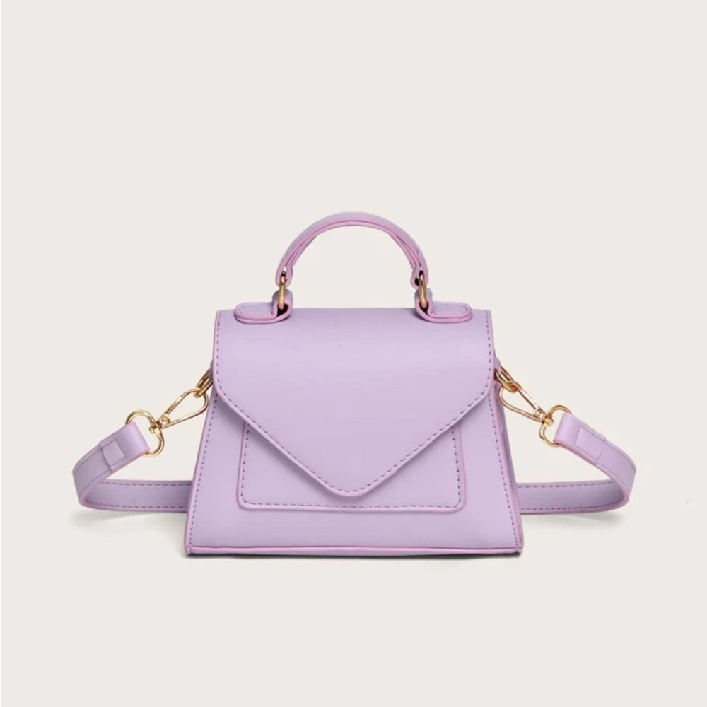 Shein Mini Minimalist Flap Satchel Bag